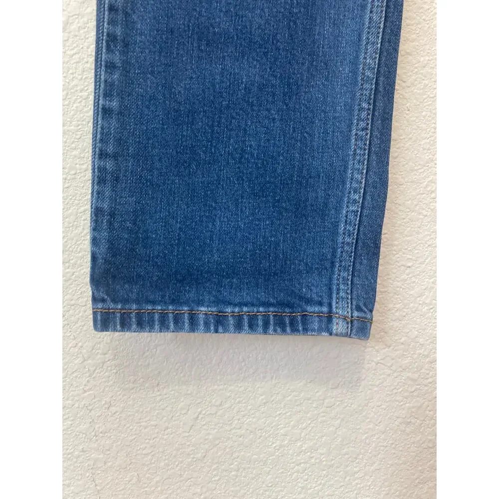 Levi's 513 Mens 32 x 32 Slim Straight Western Fall Indie Casual Denim Blue Jeans